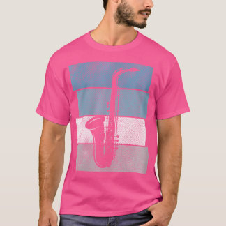 Camiseta Sax Saxofón Saxofón Retro Jazz S Womens Vintage 70