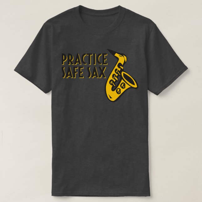 Camiseta Sax seguro de práctica (Diseño del anverso)
