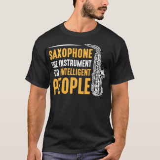 Camiseta Saxaphone Musical Instrumental Sax Player 