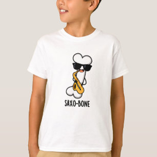 Camiseta Saxo bone Funny Bone Funny Music Pun