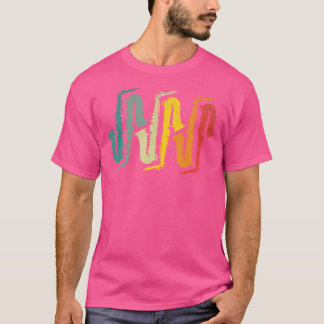 Camiseta Saxo De Música De Jazz De Saxofón Del Retro 70 S 8