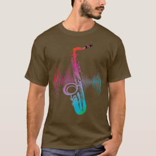 Camiseta Saxofo saxofonista de música de Jazz Instrumental