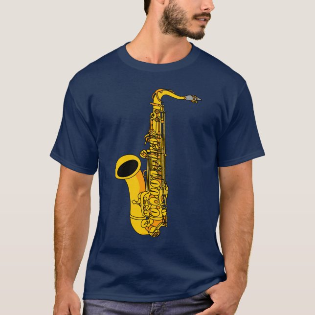Camiseta Saxofón (Anverso)