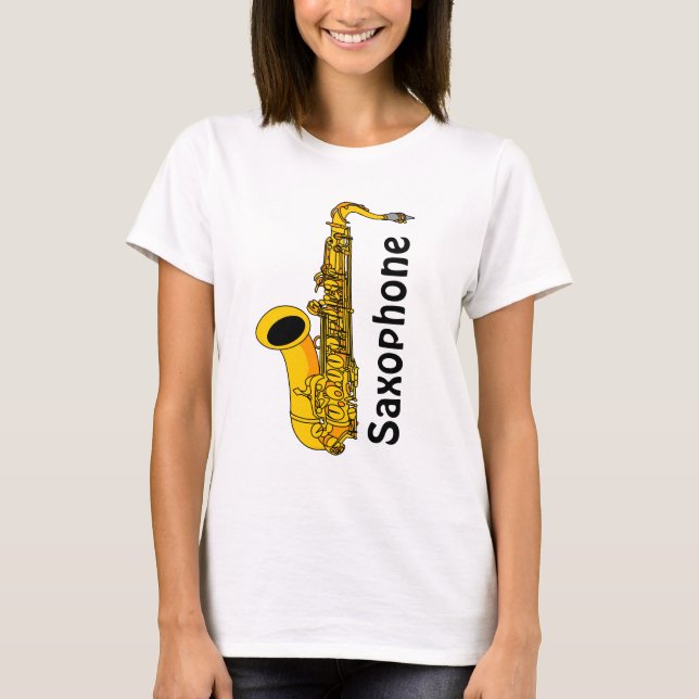 Camiseta Saxofón (Anverso)