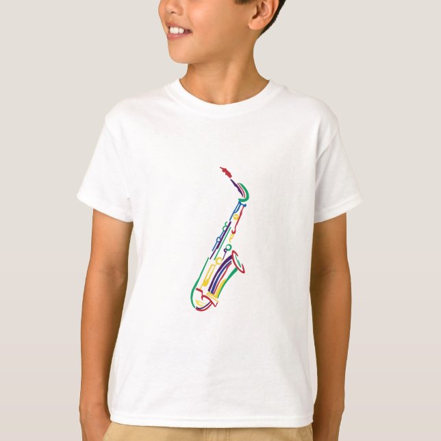 Camiseta Saxofón (Anverso)