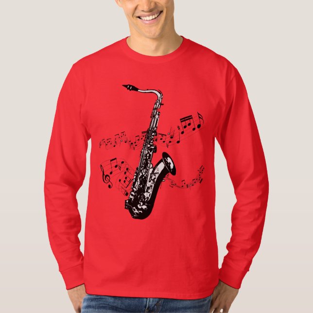 Camiseta Saxofón (Anverso)