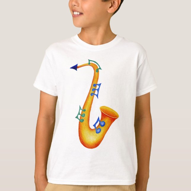 Camiseta Saxofón (Anverso)