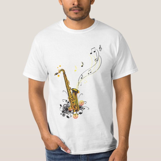 Camiseta Saxofón (Anverso)