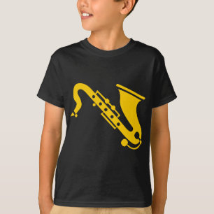 Camiseta Saxofón - Ámbar