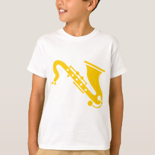 Camiseta Saxofón - Ámbar