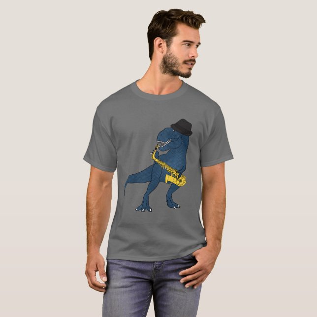 Camiseta Saxofón de T-Rex (Anverso completo)