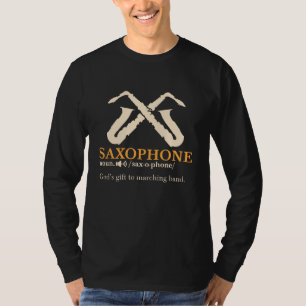 Camiseta Saxofón - Definición de Saxofón