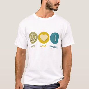 Camiseta Saxofón del amor de la paz