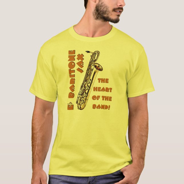 Camiseta Saxofón del barítono (Anverso)