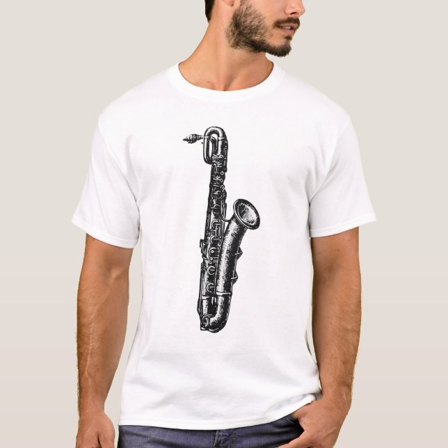Camiseta Saxofón del barítono (Anverso)