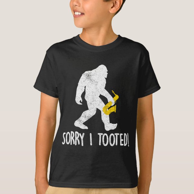 Camiseta Saxofón divertido de jugador de saxofón de banda d (Anverso)