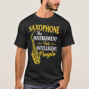 Camiseta Saxofón El Instrumento Para Gente Inteligente Sa