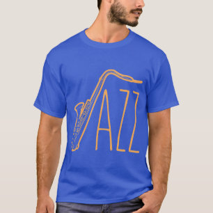 Camiseta Saxofón genial para chica música de banda de jazz