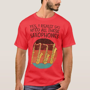 Camiseta Saxofón gracioso
