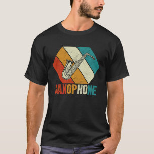 Camiseta Saxofón Jugador Música Jazz Tenor 3
