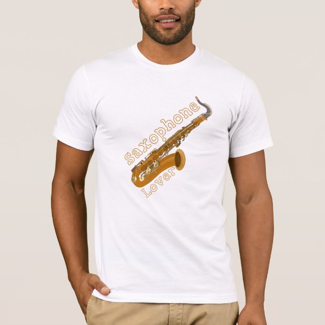 Camiseta Saxofón Lover (Anverso)