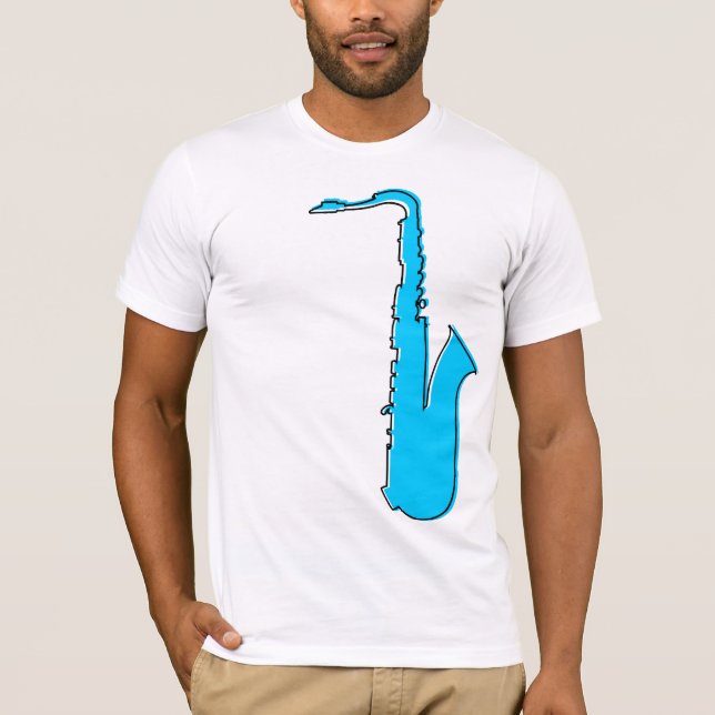 Camiseta saxofón odd-Rex (Anverso)