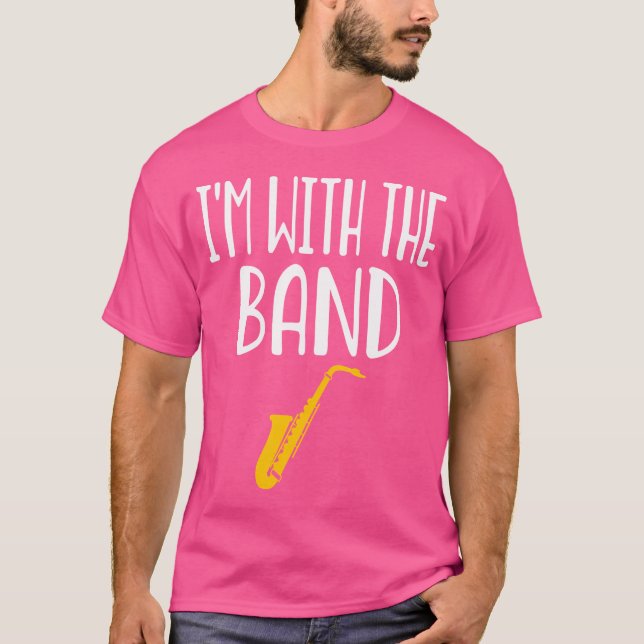 Camiseta Saxofón - Orquesta de Música de Banda Marcha Alto  (Anverso)