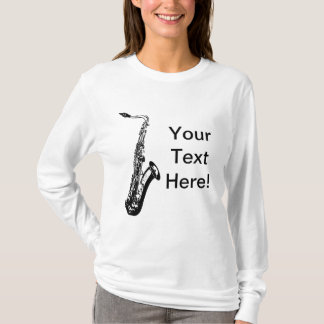 Camiseta Saxofón personalizado