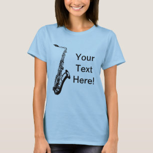Camiseta Saxofón personalizado