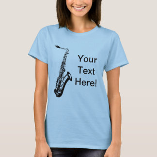 Camiseta Saxofón personalizado