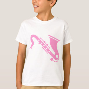 Camiseta Saxofón - Rosa