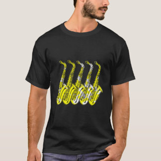 Camiseta Saxofón Sax Instrumento Musical