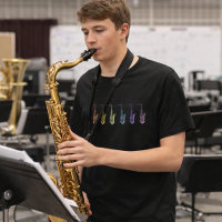 Saxofón tenor Arcoíris