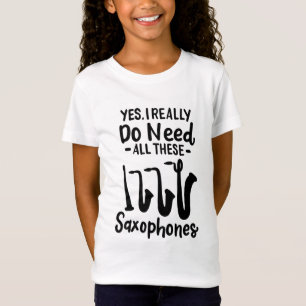 Camiseta Saxofón - Tipos saxofónicos