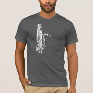 Camiseta saxofónica