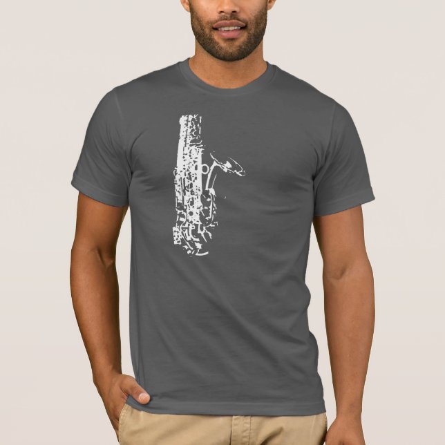 Camiseta saxofónica (Anverso)