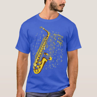 Camiseta Saxofonista de Jazz Sax Musican Saxofón
