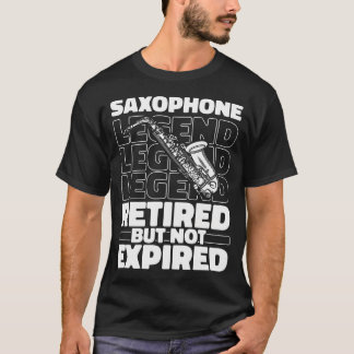 Camiseta Saxofonista Instrumento Retirado - Saxo Sax