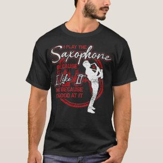 Camiseta Saxofonista saxofonista marcha retro