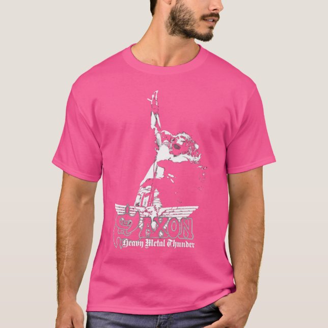 Camiseta Saxon sobredimensionado (Anverso)