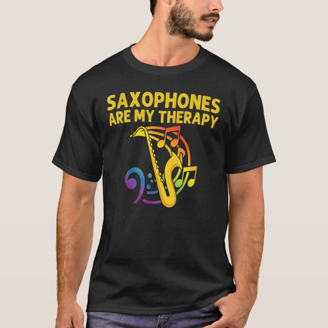 Camiseta Saxophone For Men Women Reed Instrument (Anverso)