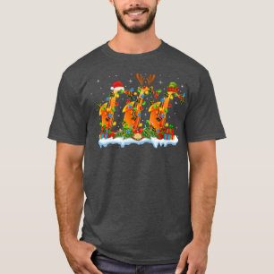 Camiseta Saxophone Music Lover Matching Santa Hat Saxophone