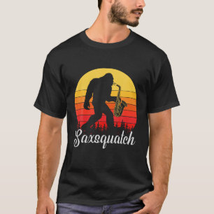 Camiseta Saxquatch Sasquatch Saxophone Funny Bigfoot Pun T