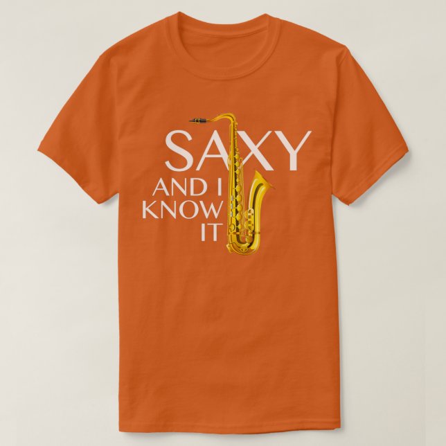 Camiseta Saxy Y Lo Sé (Diseño del anverso)