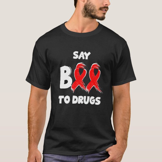 Camiseta Say BOO To Drugs 2022 National Red Ribbon Week (Anverso)