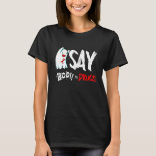 Camiseta Say Boo To Drugs National Red Ribbon Week Awarts