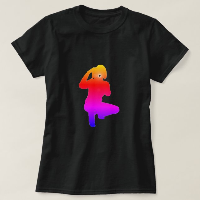 Camiseta Say Cheese Colorful (Foto) T-Shirt (Diseño del anverso)