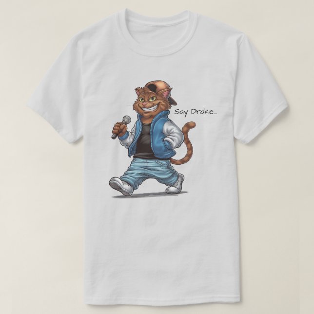 Camiseta Say Drake Catty T-Shirt (Diseño del anverso)