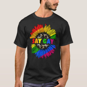 Camiseta Say Gay Lgbt Pride