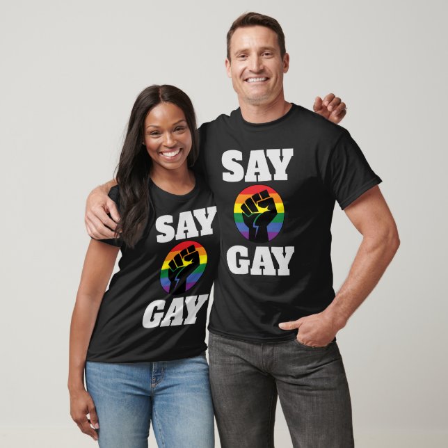 Camiseta SAY GAY T-Shirt (Unisexo)